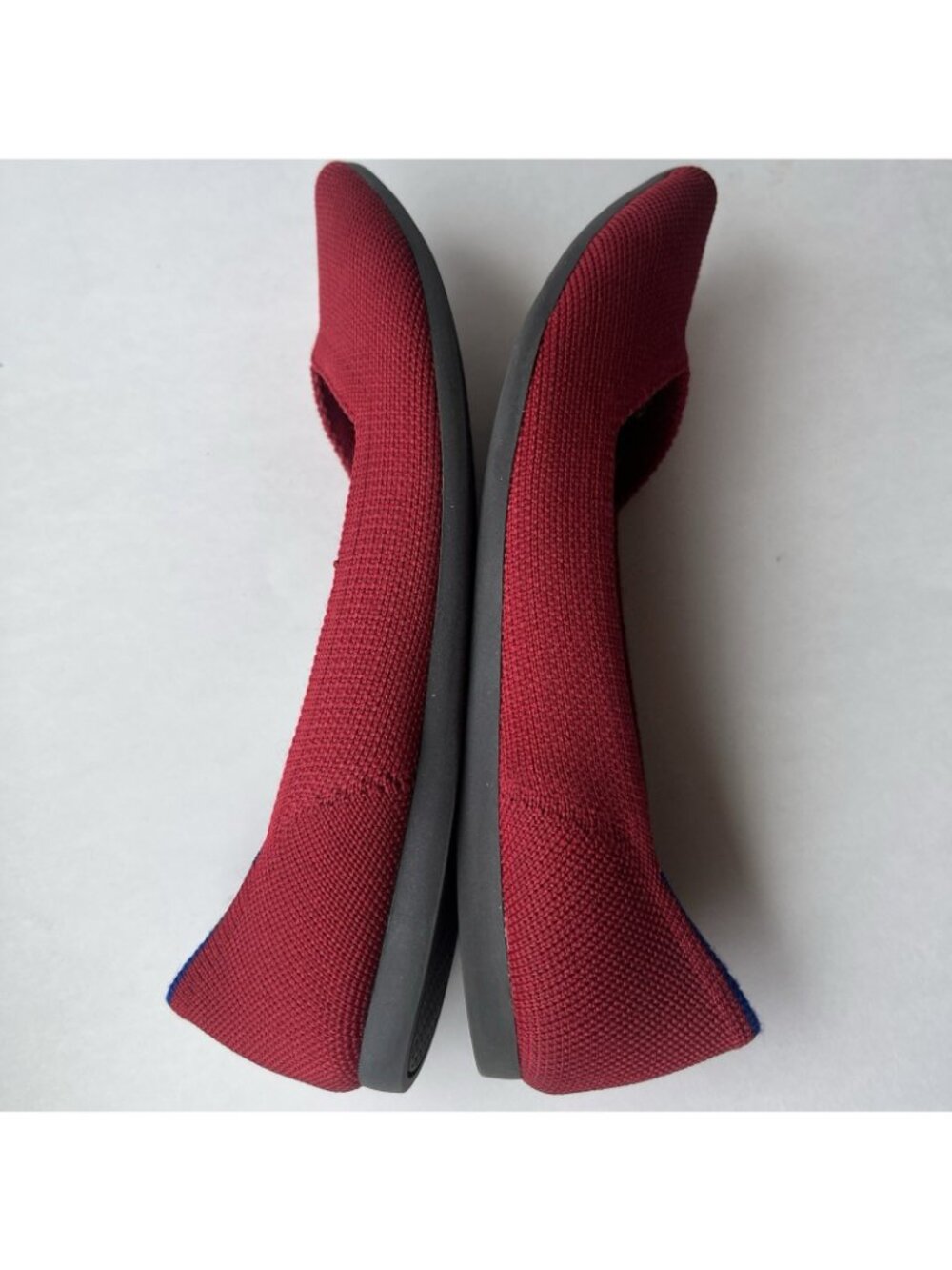 Rothy’s The Point Ballet Flats Retired Chili Red Pattern Size 6 Recycled - Picture 9 of 13